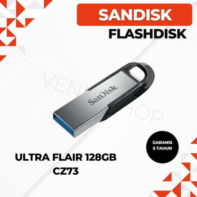Four- Sandisk Flashdisk Ultra Flair 128Gb Usb 3.0 / Sandisk Flashdisk 128Gb Cz73