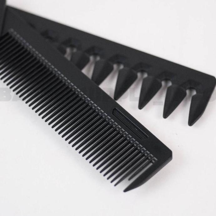 Nurse- Sisir Saku Lipat Plastik Pria Portable / Sisir Rambut Lipat Kecil Folding Comb / Sisir Barber