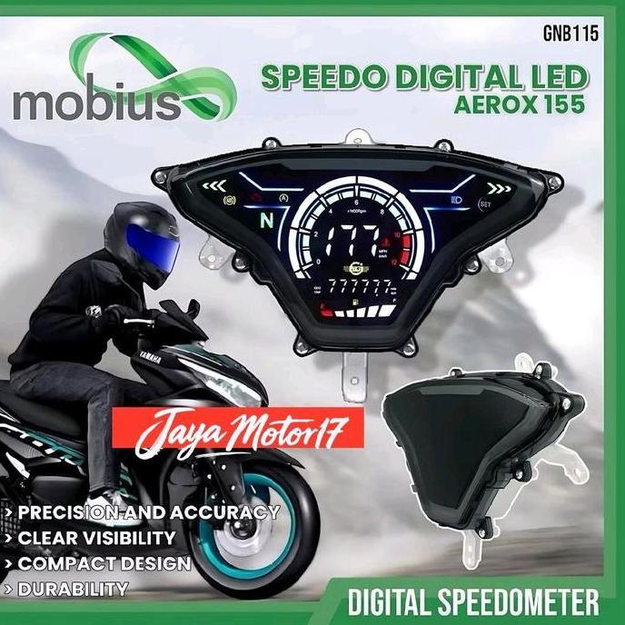 Speedometer Digital AEROX 155 ABS Spido Best Quality MOBIUS speedometer digital layar sentuh spido l