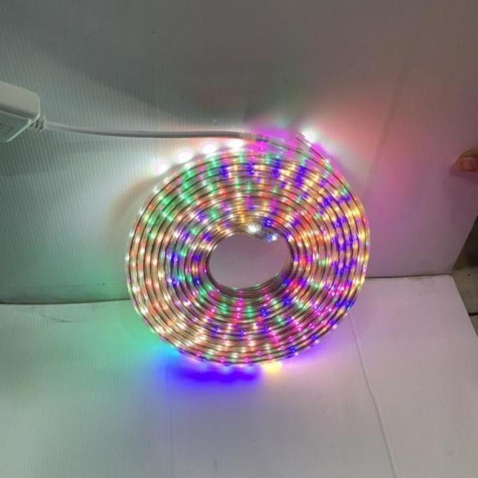 Litcx- Lampu Led Strip Selang 5050 10M 10 Meter Lampu Selang Rgb Warna Warni
