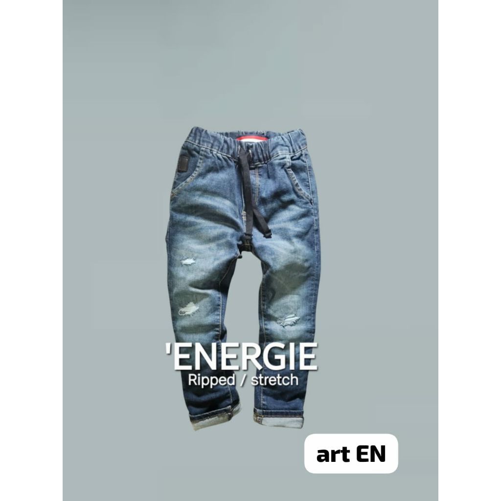 jeans pjg anak motif sobek ENERGIE