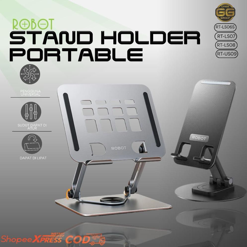 HOLDER ROBOT PHONE&TABLET STAND 360Derajat (RT-LS08) (RT-LS07) (RT-LS06s) DISKON