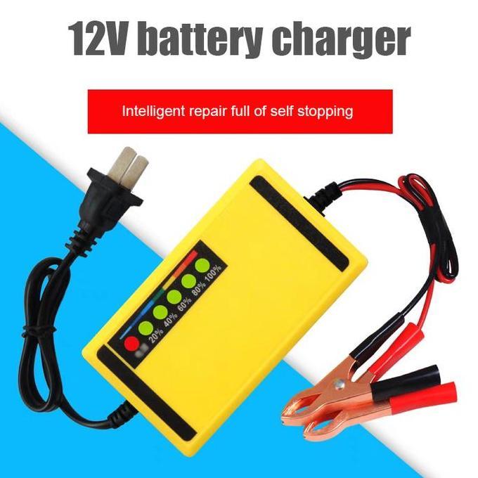 CHARGER AKI MOTOR LISTRIK 12V 2A TEKNOLOGI 3 TAHAP PENGISIAN PINTAR UNTUK PERAWATAN BATERAI 6 LAPIS 