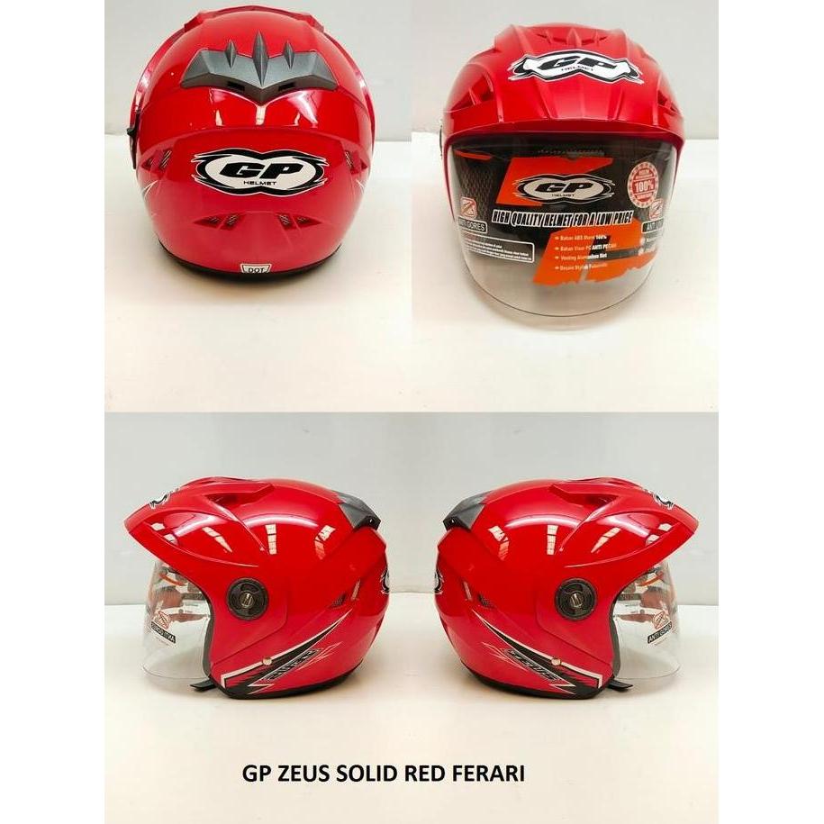 HELM HALF FACE GP ZEUS SOLID