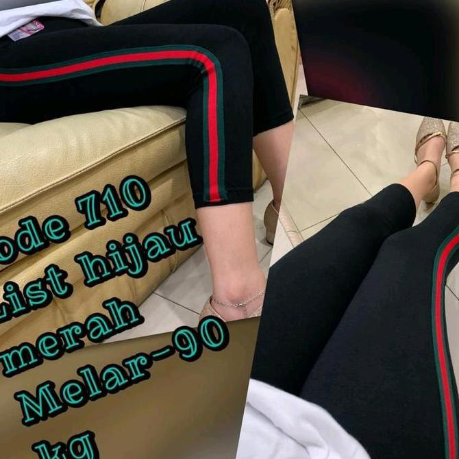 aqonik.id - celana leging impor 7/8 by pantyhose dan polos bahan dan list tebal nyman streatch leggi