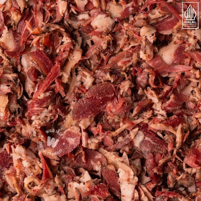 SAFRINAAAA5 - BEEF BACON FLAKES / GARNISH BEEF BACON / DRESSING BEEF BACON-100GR