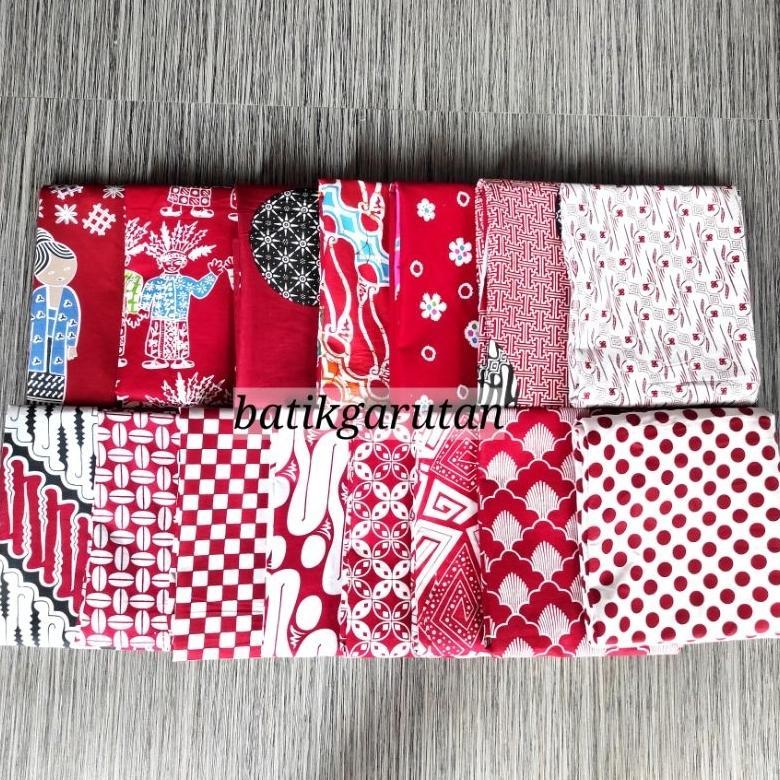 Terbaru Kain Batik Merah Putih / Kain Batik Halus Katun Prima Merah Putih Natal
