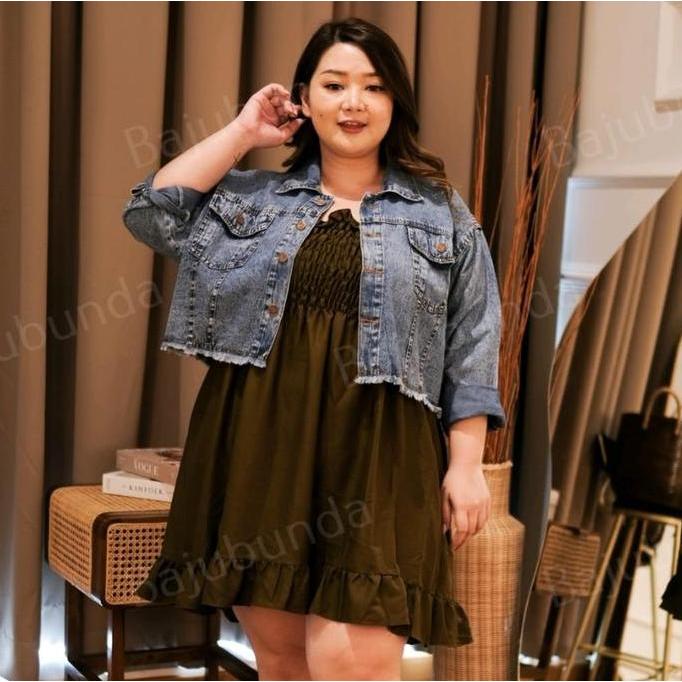 LIMITED EDITION  JAKET CROP JEANS SUPER JUMBO LD 130//140//150 CM Polos LIMITED EDITION 
