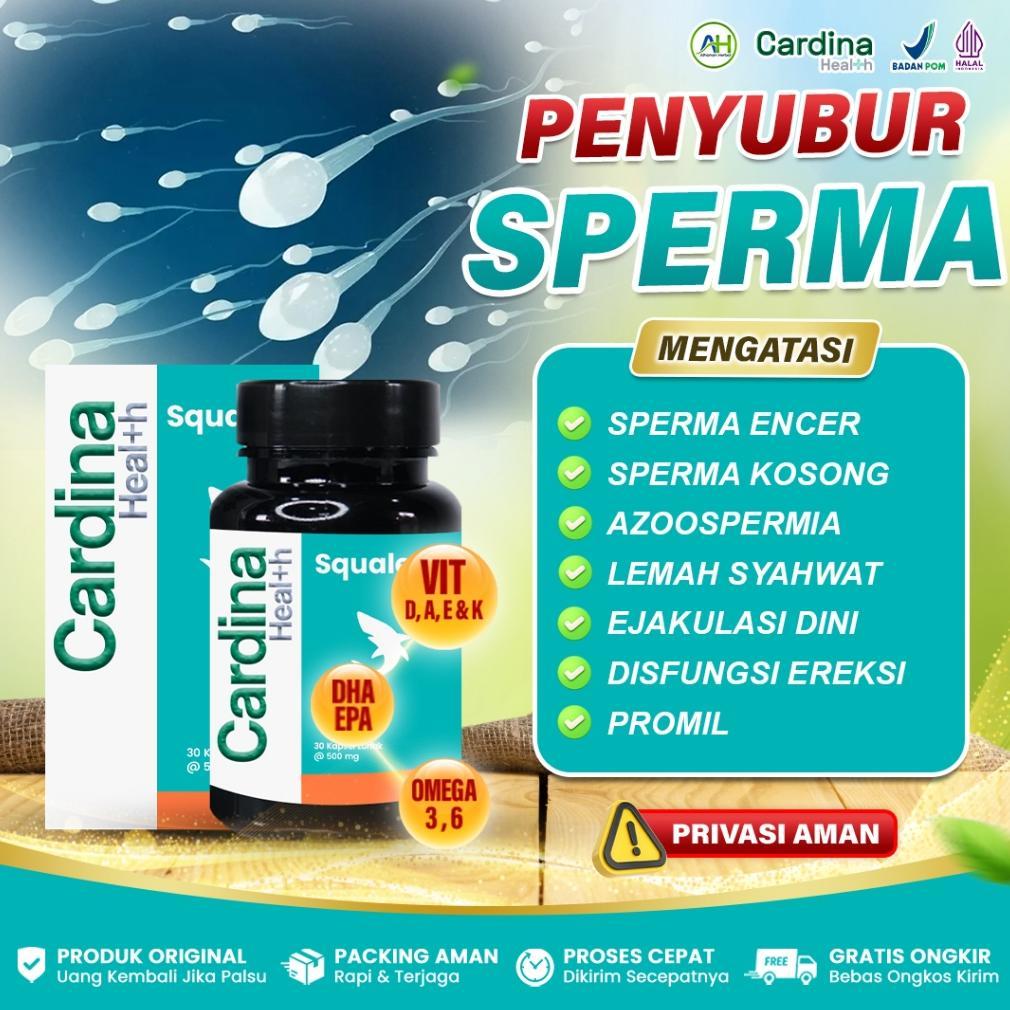 (Terbaru) Obat Penyubur Sperma Pria Penambah Sperma Kosong Hormon Testoteron Azoospermia - Cardina S