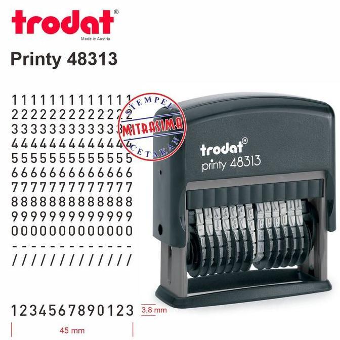 Stempel Trodat 48313 ( Stempel nomor 13 digit )