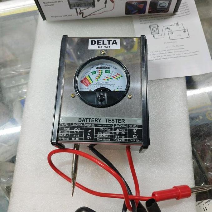 HARGA DISC - Battery tester Delta - Alat tes aki - accu tester