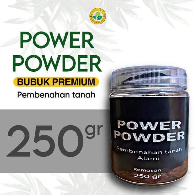 Asam Humat POWER POWDER 250 gram Pembenah Tanah Penyubur Tanaman