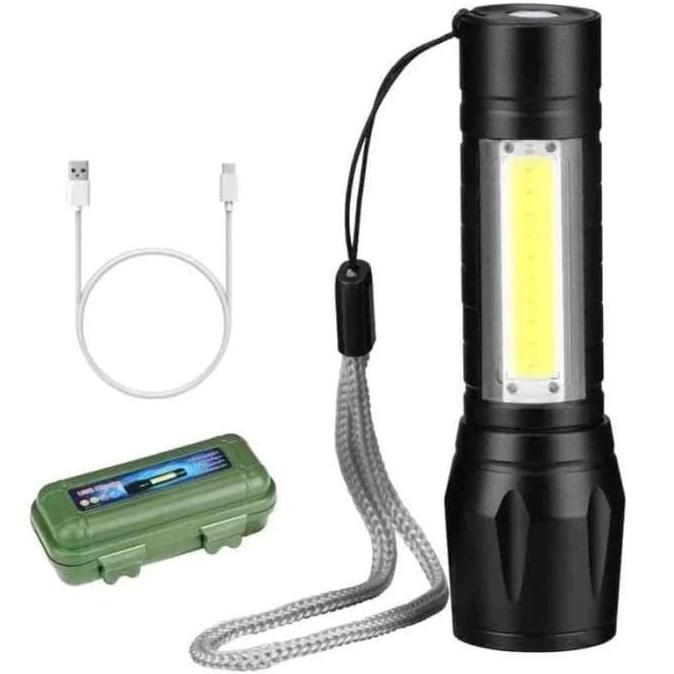 AQZEVUN SENTER MINI XPE SENTER ZOOM DEKAT DAN JAUH SENTER MINI LED SENTER XPE