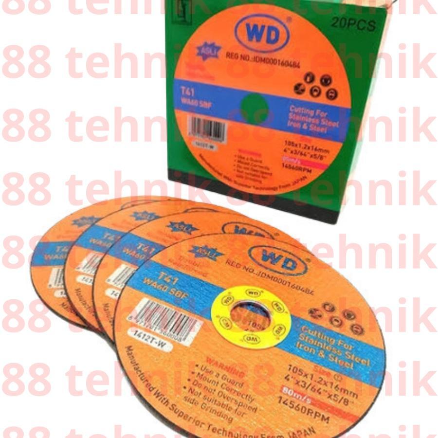 Wd Potong 4Inch Batu Gerinda Potong Merek Wd Asli Original