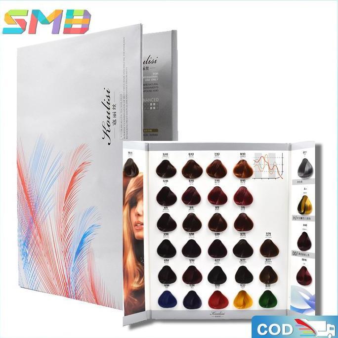 OTNEUDA Buku Katalog Warna Untuk Pewarna Rambut-Hair Colouring Katalog