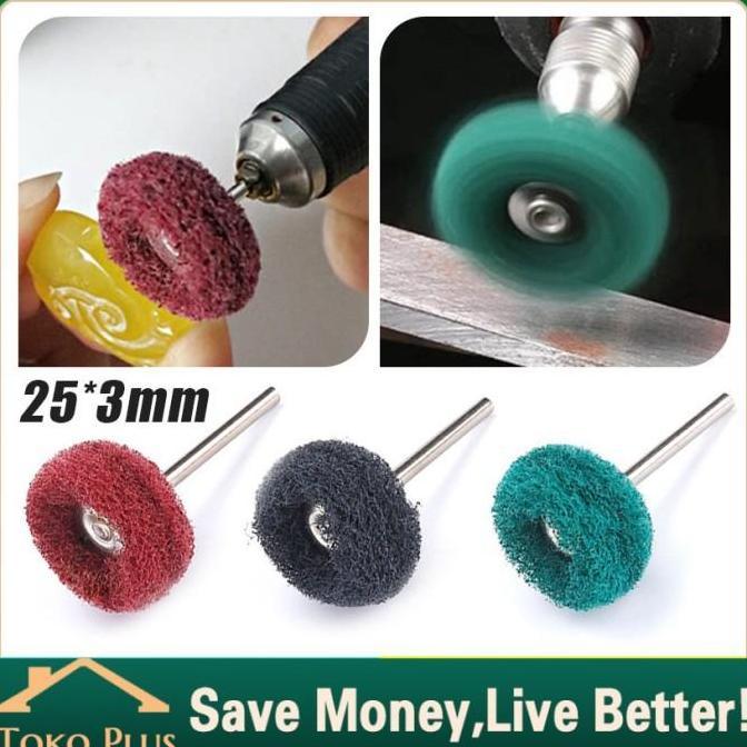 BETALAV Mata Bor Sikat Nylon Mini Die Grinder Brush Poles Abrasive Mini Dremel