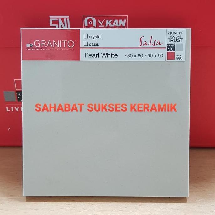 GRANITO SALSA CRYSTAL PEARL WHITE 60X60