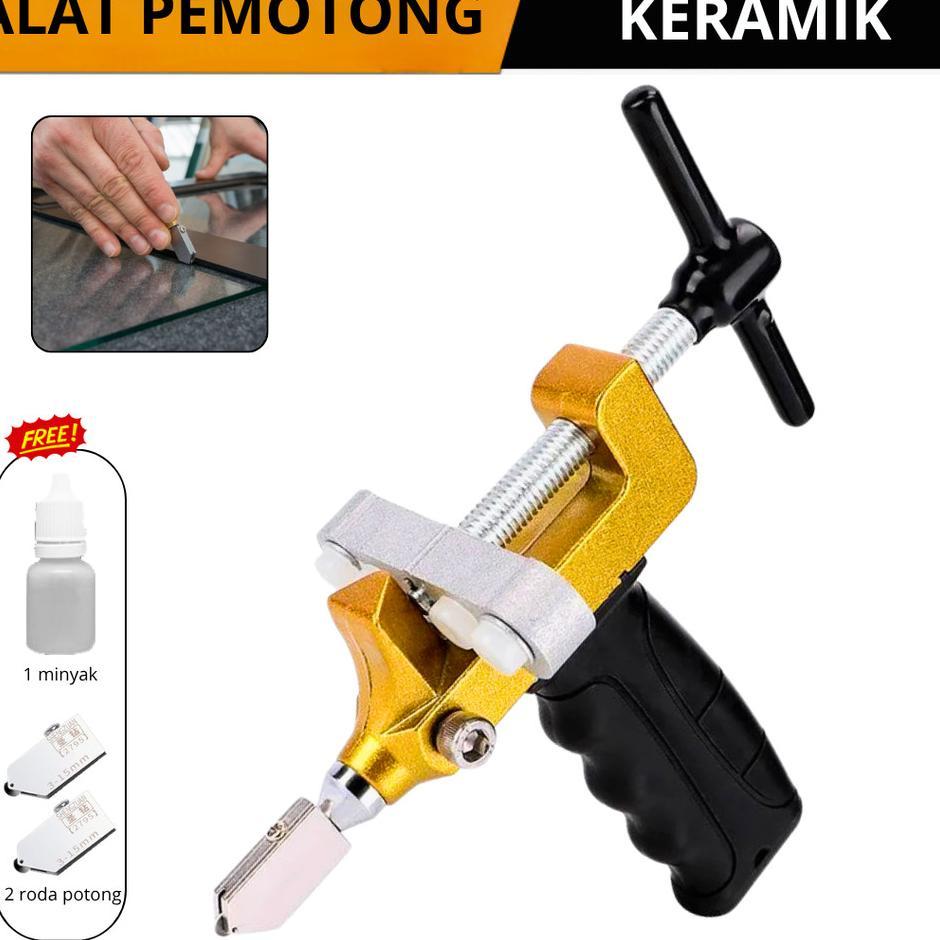 Pemotong Keramik Kaca Tile Cutter Portable Pemotong Kaca Manual