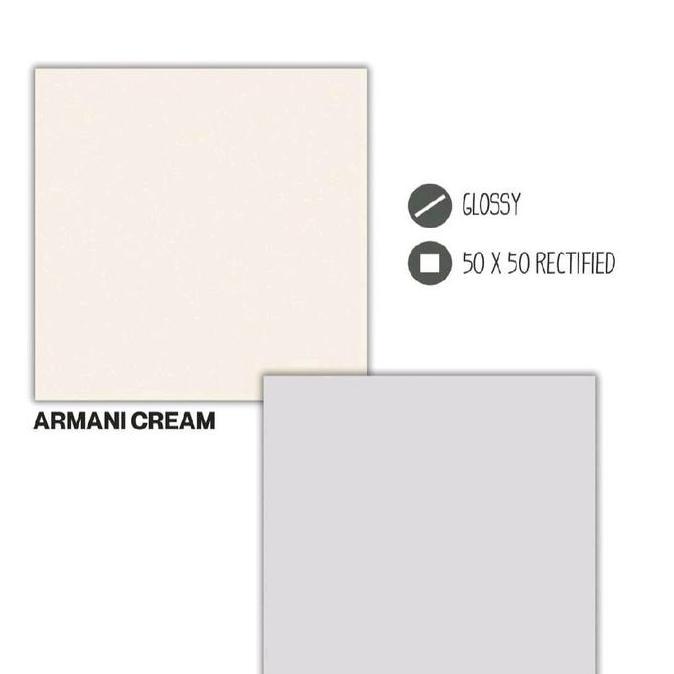 keramik Marino cream 50x50 cutting glossy grade A