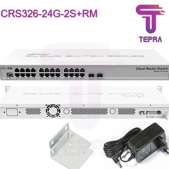 TERLARIS MIKROTIK CRS 326 24G 2S+ RM CRS326-24G-2S+RM