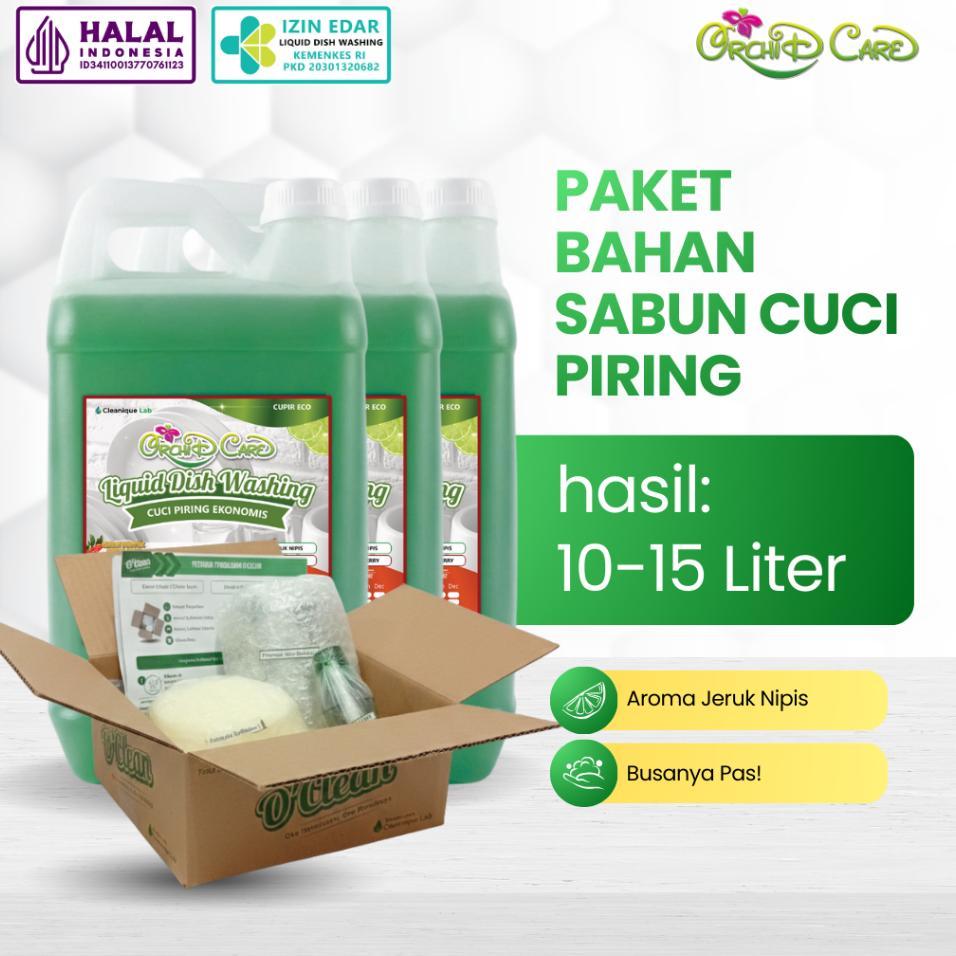 Oclean Paket Bahan Pembuatan Cairan Sabun Cuci Piring Refill Jadi 10 Liter