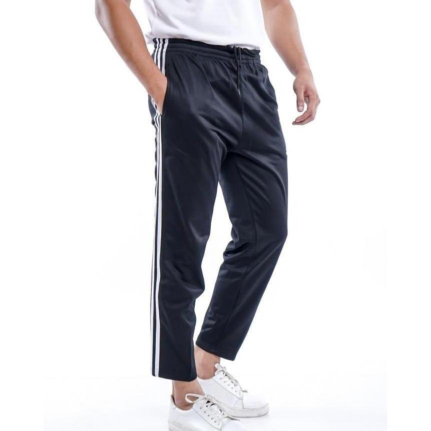 TERKINI Celana Training Olahraga Pria Training Panjang AS01 Model 2 Strip TERKINI