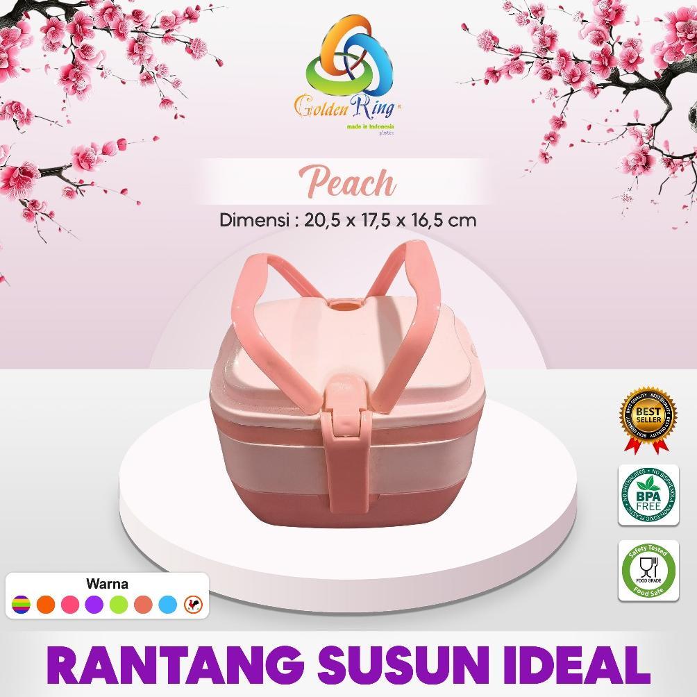BIG PROMO RANTANG SUSUN IDEAL / Rantang Set / Rantang Cantik Minimalis / Rantang Plastik Susun