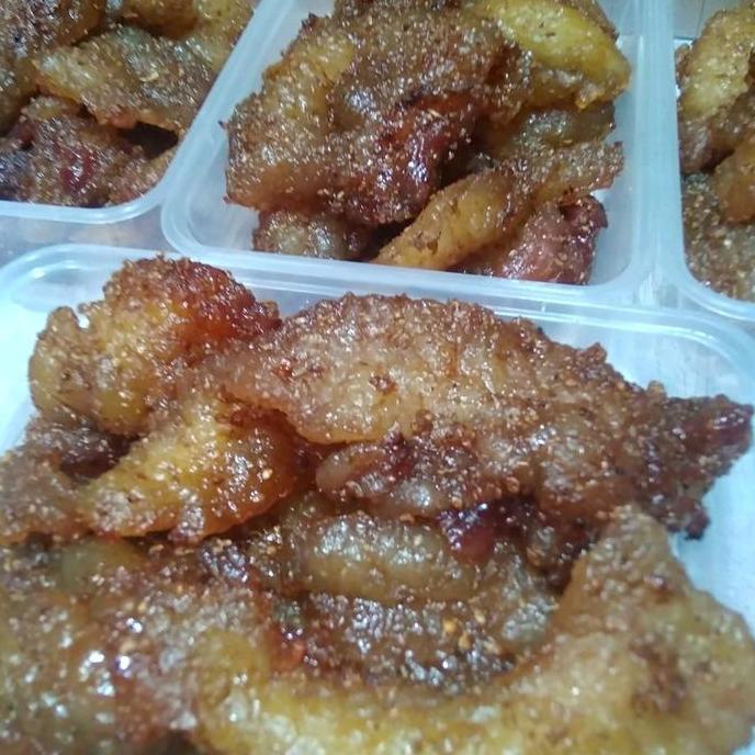 DIBAS_TAVE  - DENDENG JANDO/LEMAK SAPI 250-500GRAM ABAH KOSWARA KHAS BANDUNG GORENG FOOD MANIS PEDAS