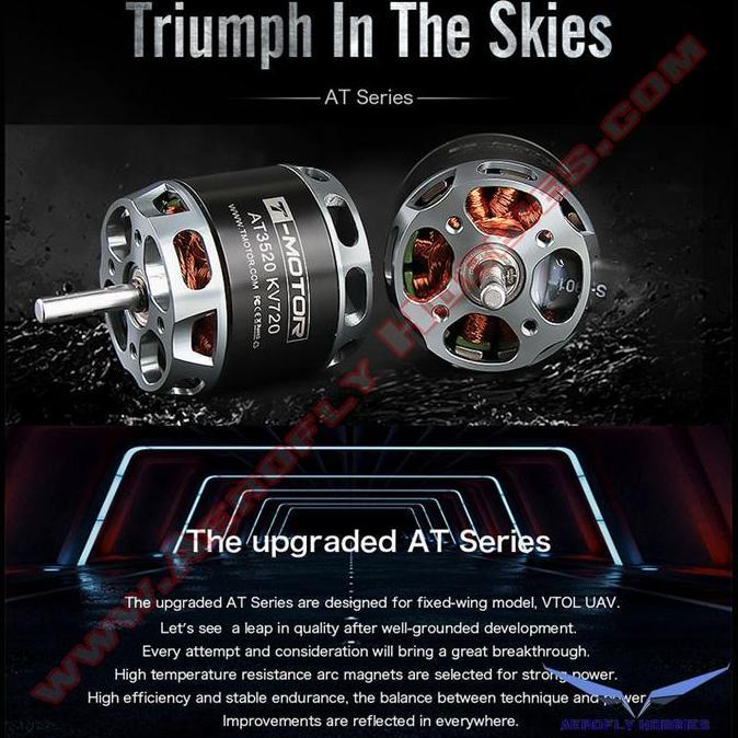 Pikadhamy  - T-Motor AT3520 KV850 Brushless Motor for Skywalker X8 Aerial Mapping