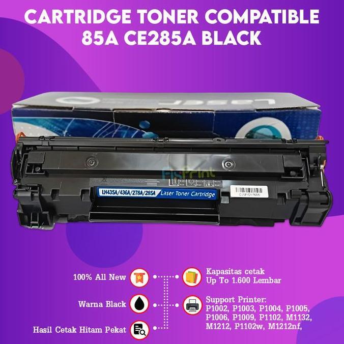 Kantorlengkap- Cartridge Toner Compatible A Canon 35 36 Lbp6030 Mf3010 Lbp6000 Serbuk A 50Gr