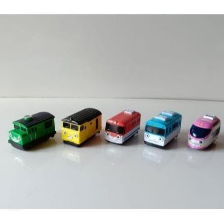 Mainan titipo titipo mainan mobil mini train series Isi 5 Pcs