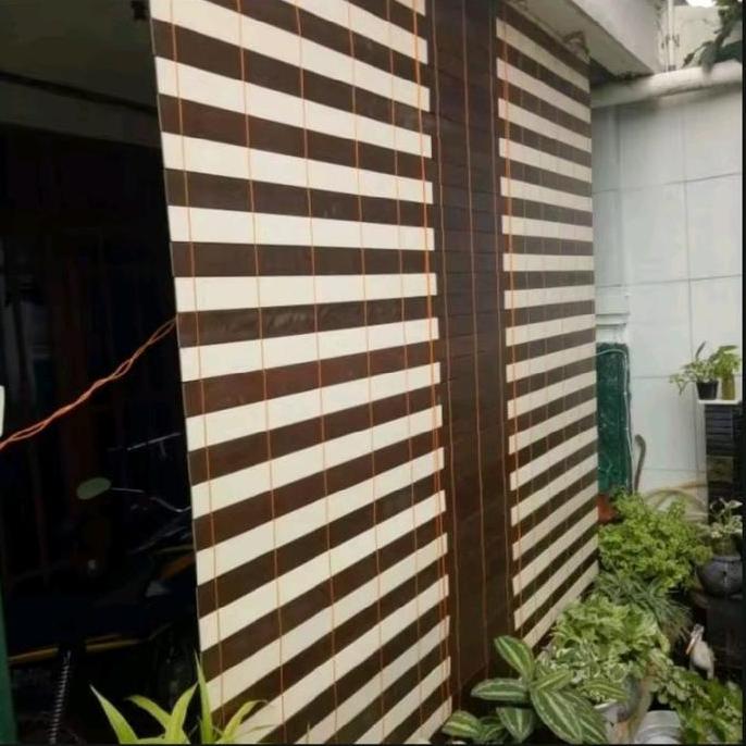 kerey tirai gulung Outdoor bahan plastik PVC include Tali penggulung terlaris