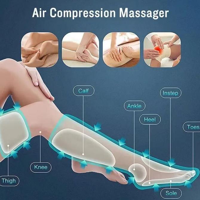Pengiriman cepat  Alat Pijat Kaki leg feet Massager All-in-One Alat Pijat Kaki Berpemanas Alat Pijat