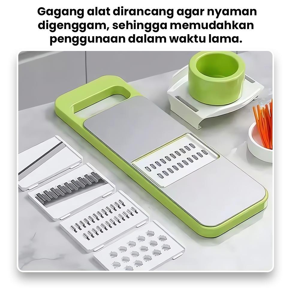 sale Alat pemotong sayur multifungsi, mesin parut kentang, alat pengiris sayur dapur, alat parut teb