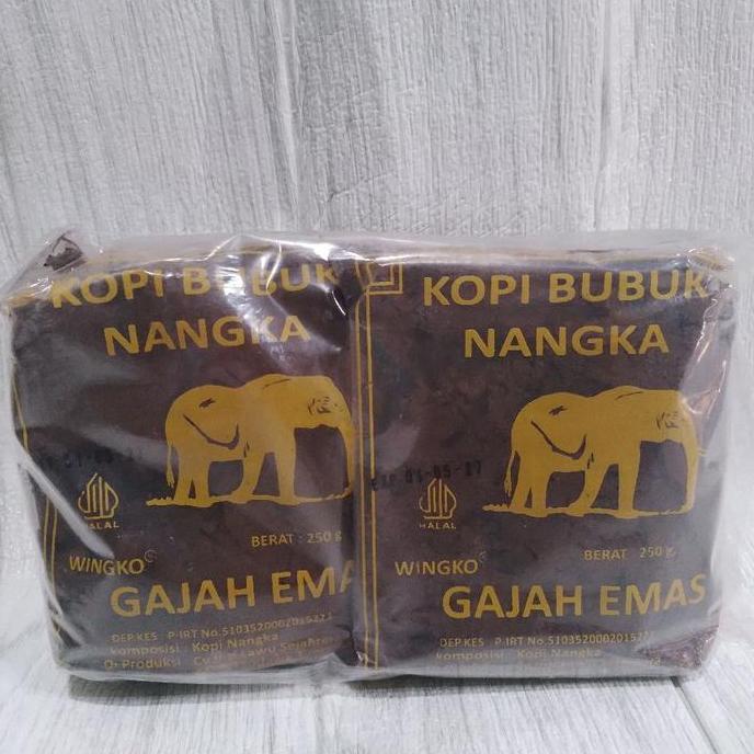 Pikadhamy  - Kopi Bubuk Nangka cap Gajah Emas 1pack isi 4pcs Coffee
