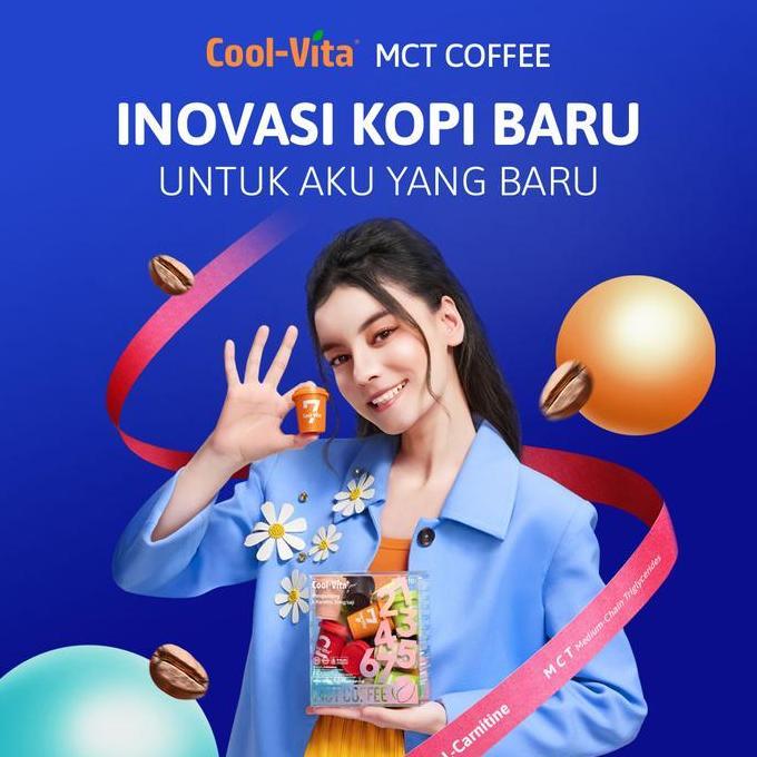 Pikadhamy  - Cool-Vita 1 Big Box MCT Coffee Capsule isi 14 Kapsul - Minuman Kopi Latte 7 Varian Rasa