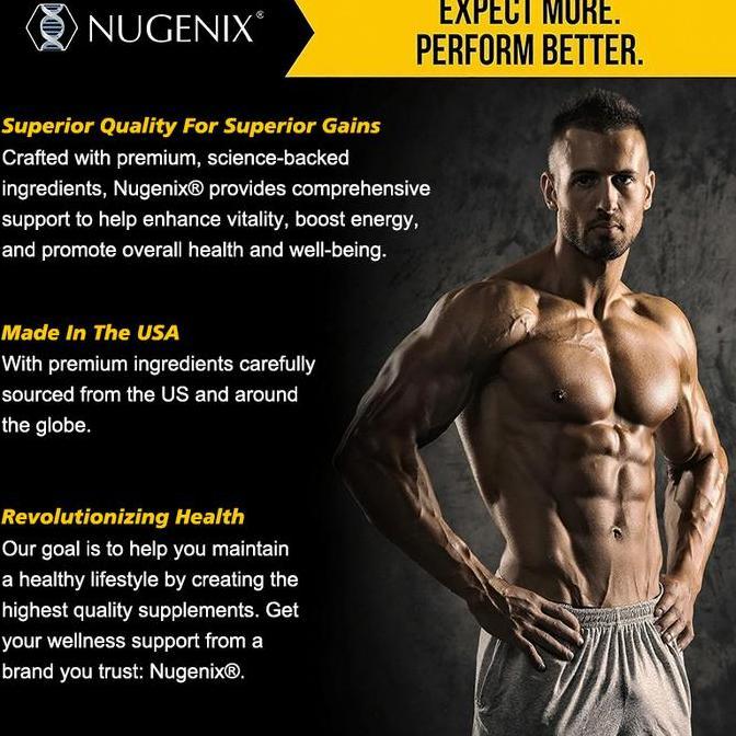 Cod,Bisaaja- Nugenix Nitric Oxide Booster, Formula Untuk Sirkulasi Sehat Dan Dukungan Latihan Pria