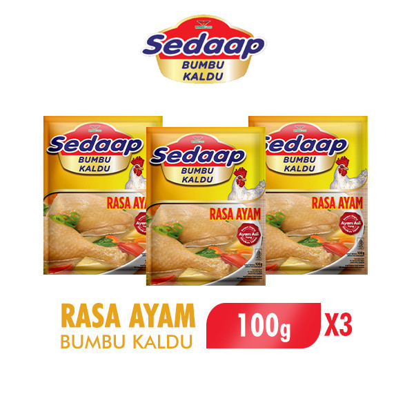 Sedaap Bumbu Kaldu Ayam 100 gr x3