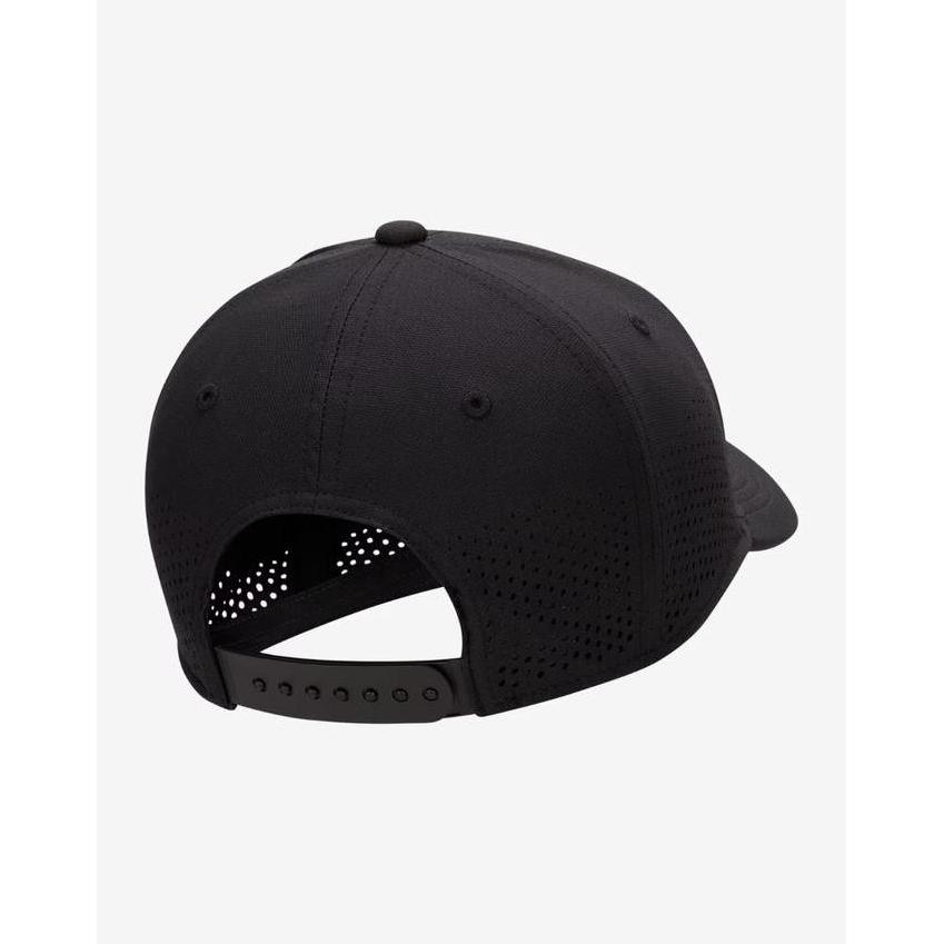 Nike Dri-FIT ADV Club Structured Swoosh Cap Unisex (All Size) - Black / Hitam | Topi Tennis | Topi P