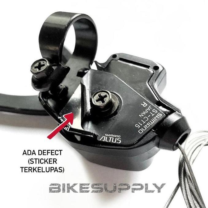 Promo Shifter Operan Sepeda Shimano Altus 3 x 7 Speed SC - CT15 Via Japan Vintage NOS Jadul Diskon