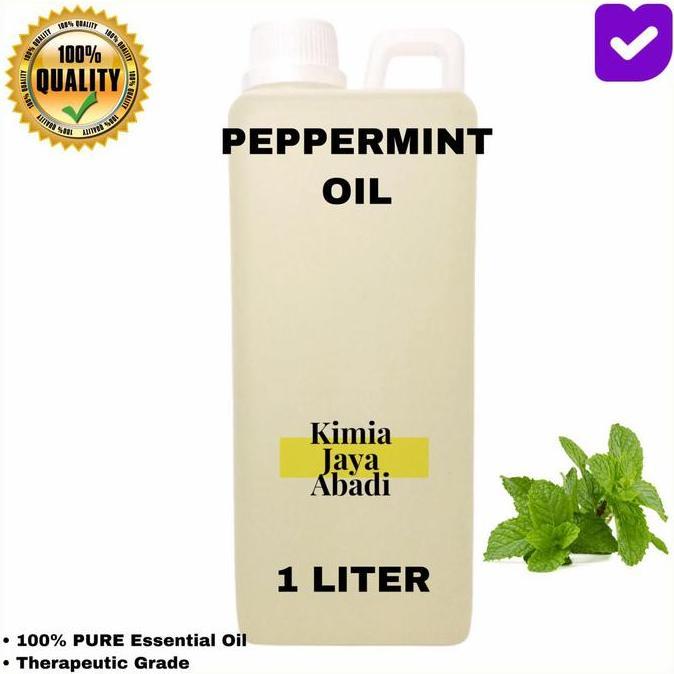 Deri_fans - Peppermint Essential Oil / Minyak Peppermint Oil 1 Liter ASLI