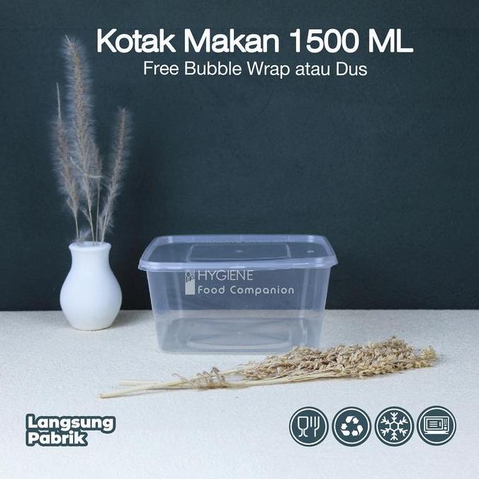 THINWALL SQUARE 1500 ML / THINWALL PERSEGI 1500 ML / KOTAK THINWALL OK