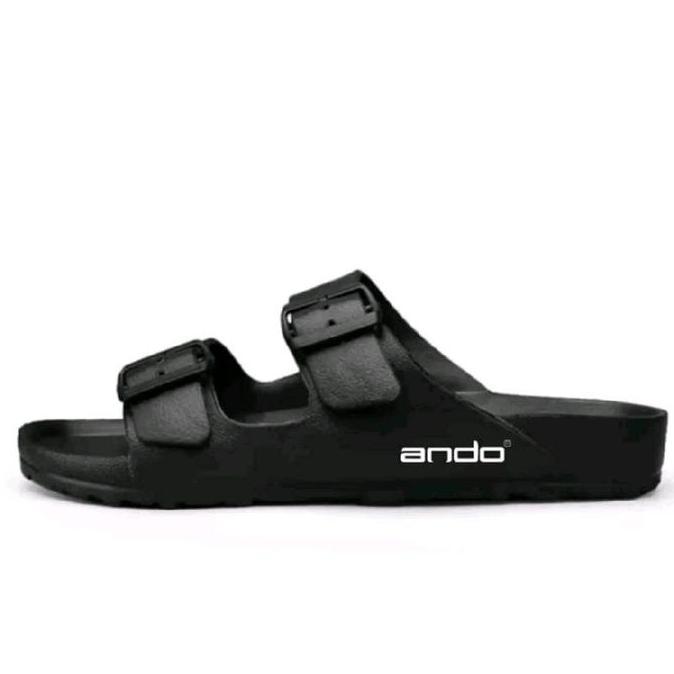 Sandal Pria Cowok Sandal Slop Ando Pria-Wanita Sandal Slide Ando Full Karet Original Sandal Slip-On 