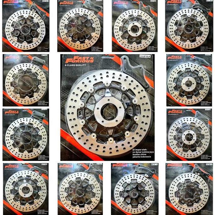 HARGA DISC - Piringan cakram lebar disc brake jumbo depan 300mm 260mm plus breket fast n furious