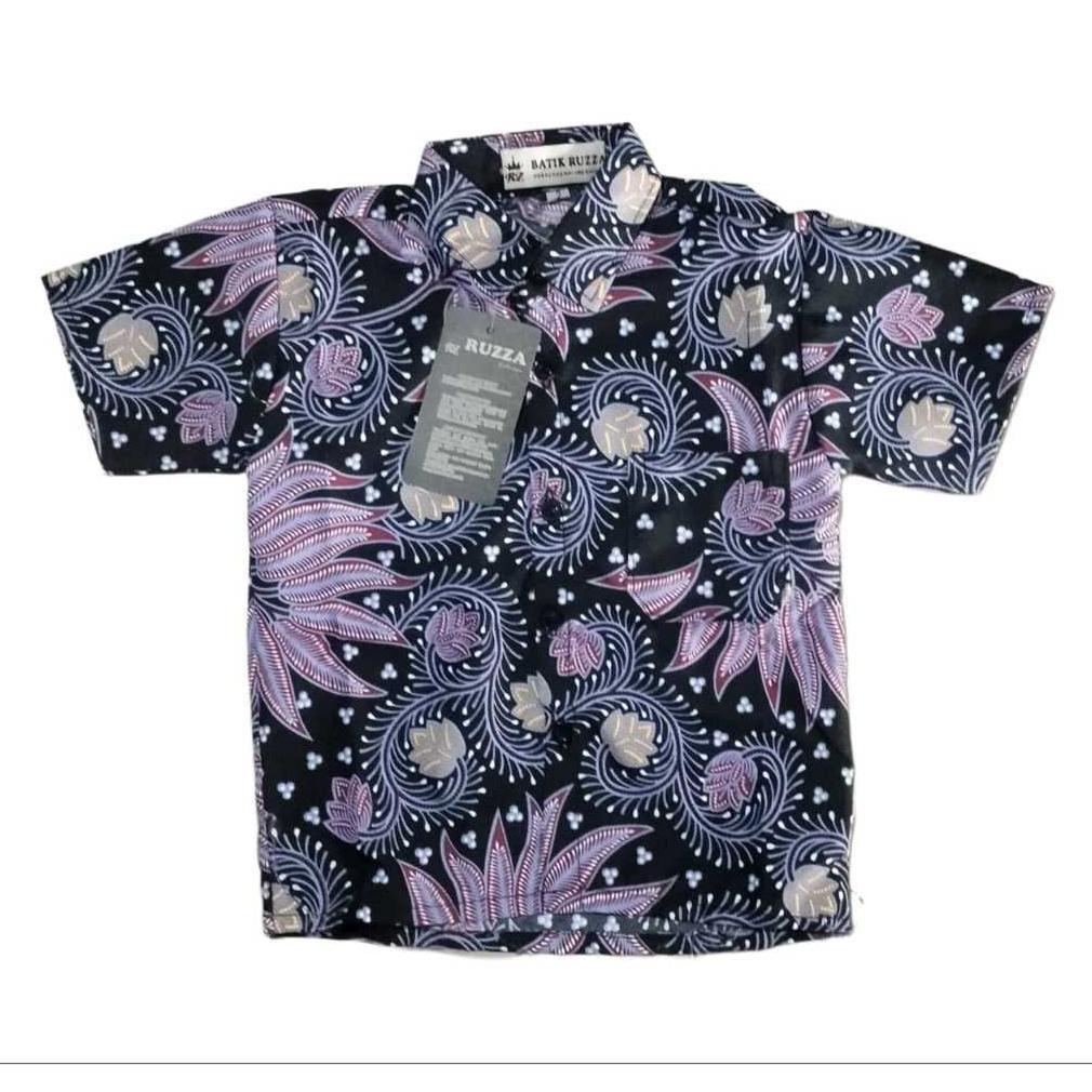 Limited Baju Batik Anak Laki-Laki Kemeja Batik Anak  1-10 Tahun