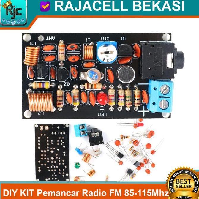 DIY KIT Pemancar Radio FM Wireless Mic 85-115Mhz Transmitter 100M-1KM