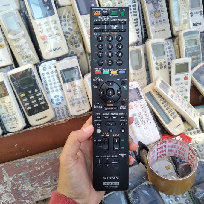 REMOTE REMOT HOME THEATER AV SYSTEM SONY RM-ADP023 ORIGINAL ASLI