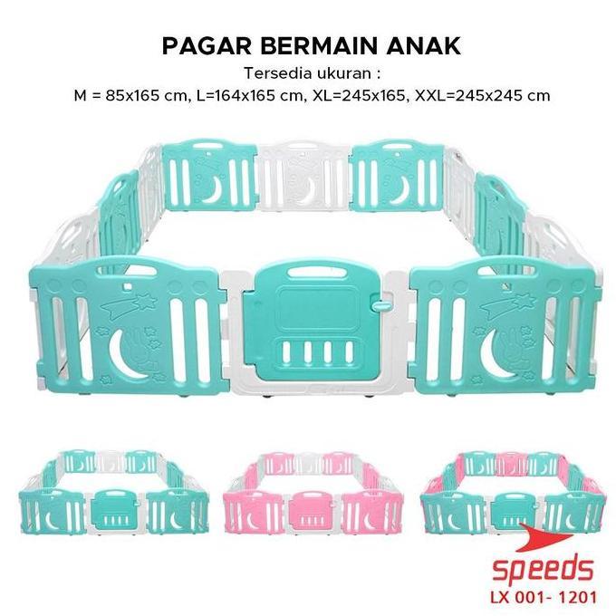 Deri_fans - SPEEDS Pagar Anak Babyfance Playpen Prosotan Kuda kudaan Mainan Anak Pagar Pagar Bayi Se