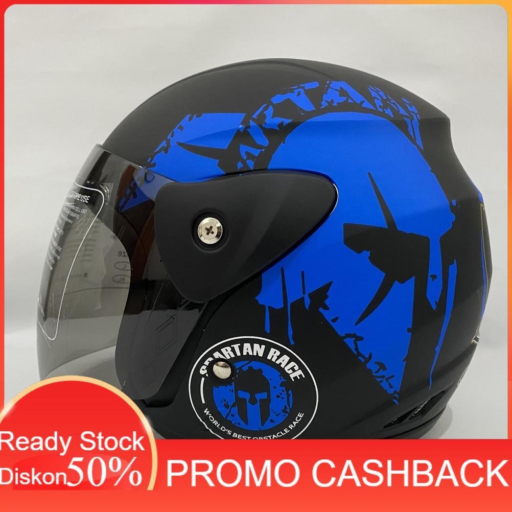 Terlaris Helm Evo Spartan Biru Helm SNI Dewasa