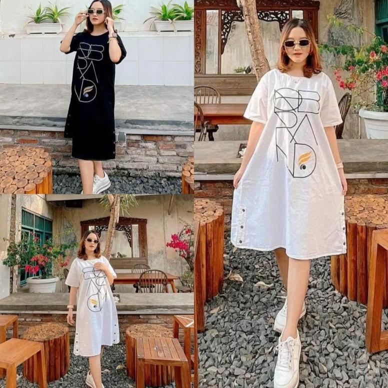 Terbaru Dress Jeans Wanita Kekinian Daster Jeans Pendek - Denim dress Jeans -  Daster jeans Kekinian